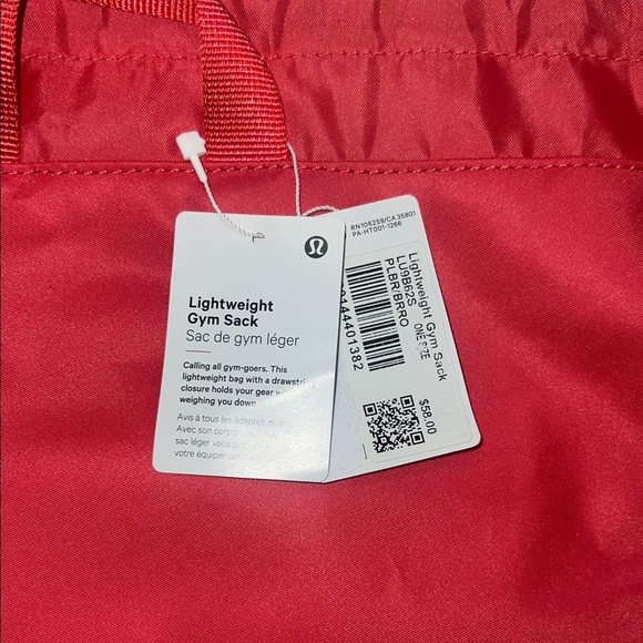 lululemon athletica lightweight gym sack main image 6